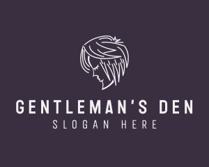 Male Hairdresser Head logo design