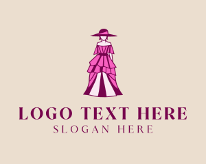 Runway - Stylish Couture Gown logo design
