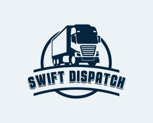 Freight Trucking Logistics logo design