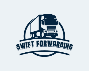 Freight Trucking Logistics logo design