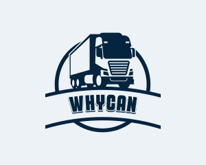 Truck - Freight Trucking Logistics logo design