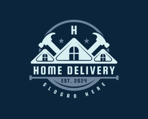 Hammer Roofing Renovation logo design