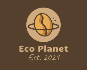 Coffee Bean Planet logo design