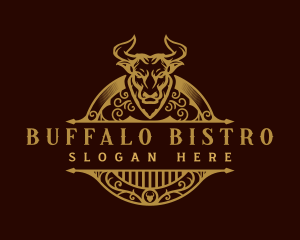 Western Buffalo Bull logo design