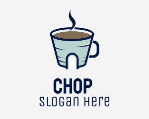 Cabin - Coffee Mug Shack logo design