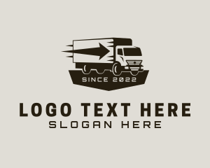 Freight - Arrow Delivery Trucking logo design