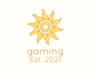 Season - Tropical Summer Sun logo design