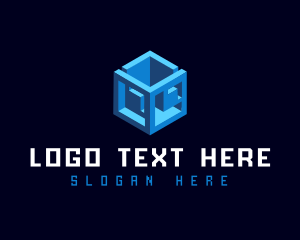 Modern - Digital Cube Tech logo design