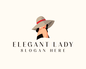 Fashion Lady Hat logo design