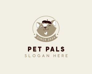 Pet Cat Veterinary logo design