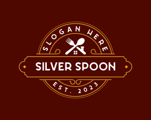 Spoon Fork Restaurant logo design