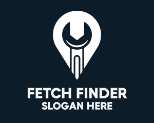 Wrench Mechanic Finder logo design