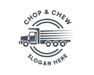 Cargo Logistics Truck Logo