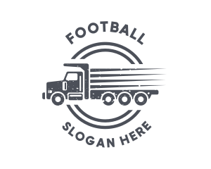 Cargo Logistics Truck Logo