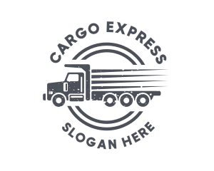 Cargo Logistics Truck logo design