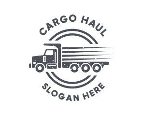 Cargo Logistics Truck logo design