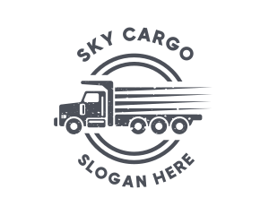 Cargo Logistics Truck logo design