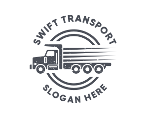 Cargo Logistics Truck logo design