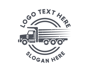 Logistics - Cargo Logistics Truck logo design