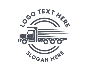 Cargo Logistics Truck Logo