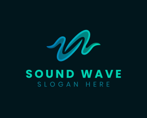 Sound Wave Digital Audio logo design