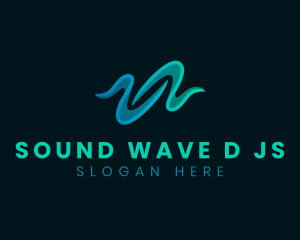 Sound Wave Digital Audio logo design