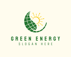 Renewable Solar Energy logo design