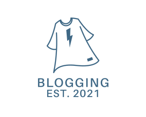 Laundry - Lightning Wardrobe Apparel logo design