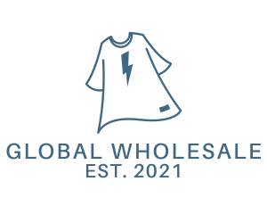 Wholesale - Lightning Wardrobe Apparel logo design