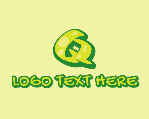 Comic - Graphic Gloss Letter Q logo design