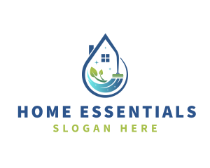 Household - Eco Friendly House Cleaning logo design