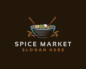 Asian Ramen Cuisine logo design