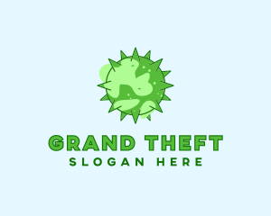 Green Planet Virus logo design