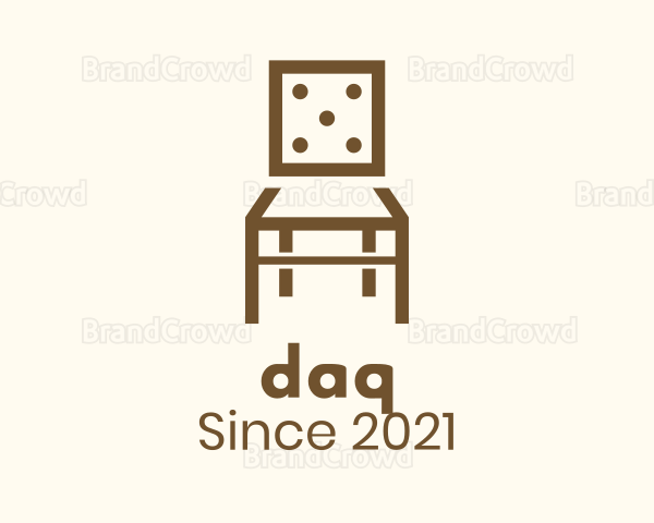 Dice Wooden Chair Logo