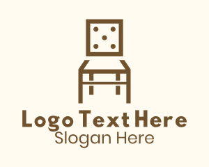 Dice Wooden Chair Logo