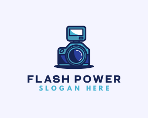 Flash Photography Camera logo design