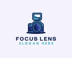 Flash Photography Camera logo design