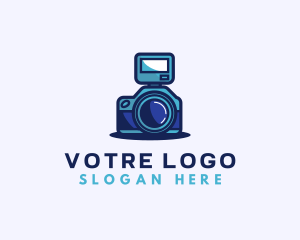 Focus - Flash Photography Camera logo design