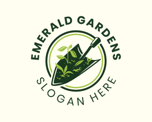 Sprout Gardening Trowel   logo design