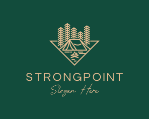 Outdoor Forest Camping Logo