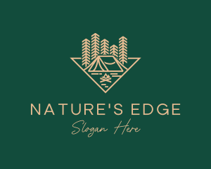 Outdoor - Outdoor Forest Camping logo design