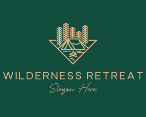 Camping - Outdoor Forest Camping logo design