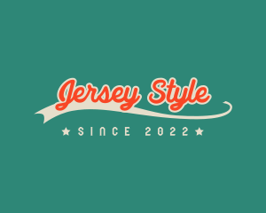 Jersey - Retro Hipster Varsity logo design