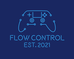 Digital Game Controller logo design