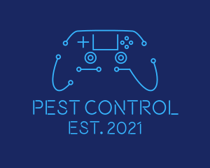 Digital Game Controller logo design