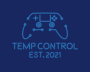 Digital Game Controller logo design