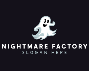 Scary - Halloween Scary Ghost logo design