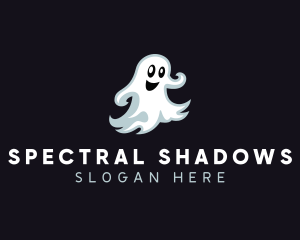 Halloween Scary Ghost logo design