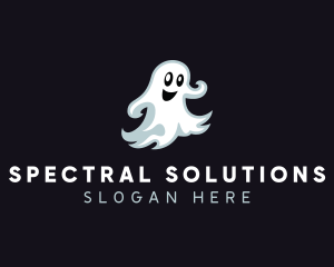 Ghost - Halloween Scary Ghost logo design