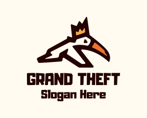 Crown Toucan Bird Logo